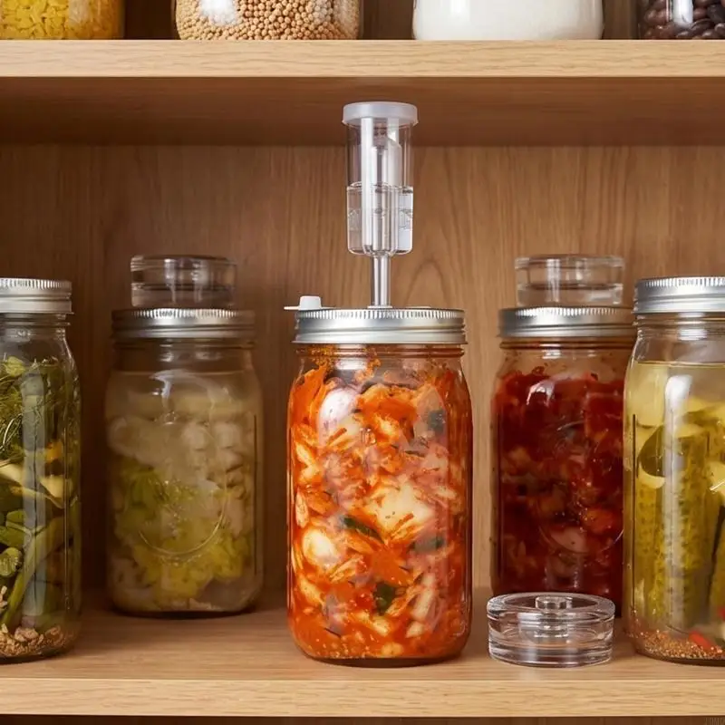 Thorough Fermenting Package With Glass Weight And Bubble Feature For Healthy Recipes JOMD