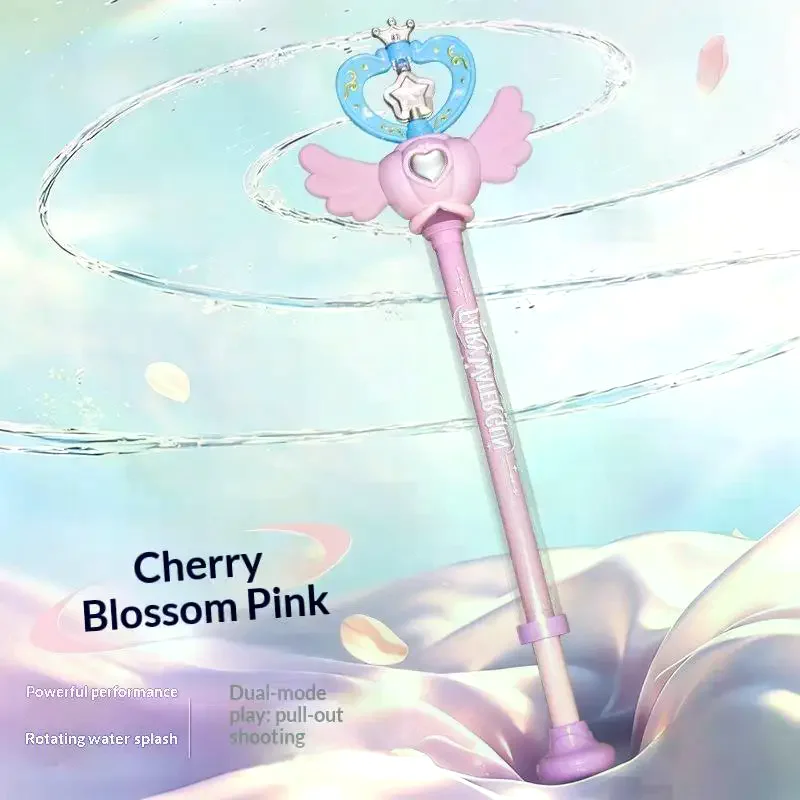 Magic Fairy Wand Water Gun Portable Compact Sparkling Water Toy 1Pcs for Boys Girls Travel Beach Summer Water Play