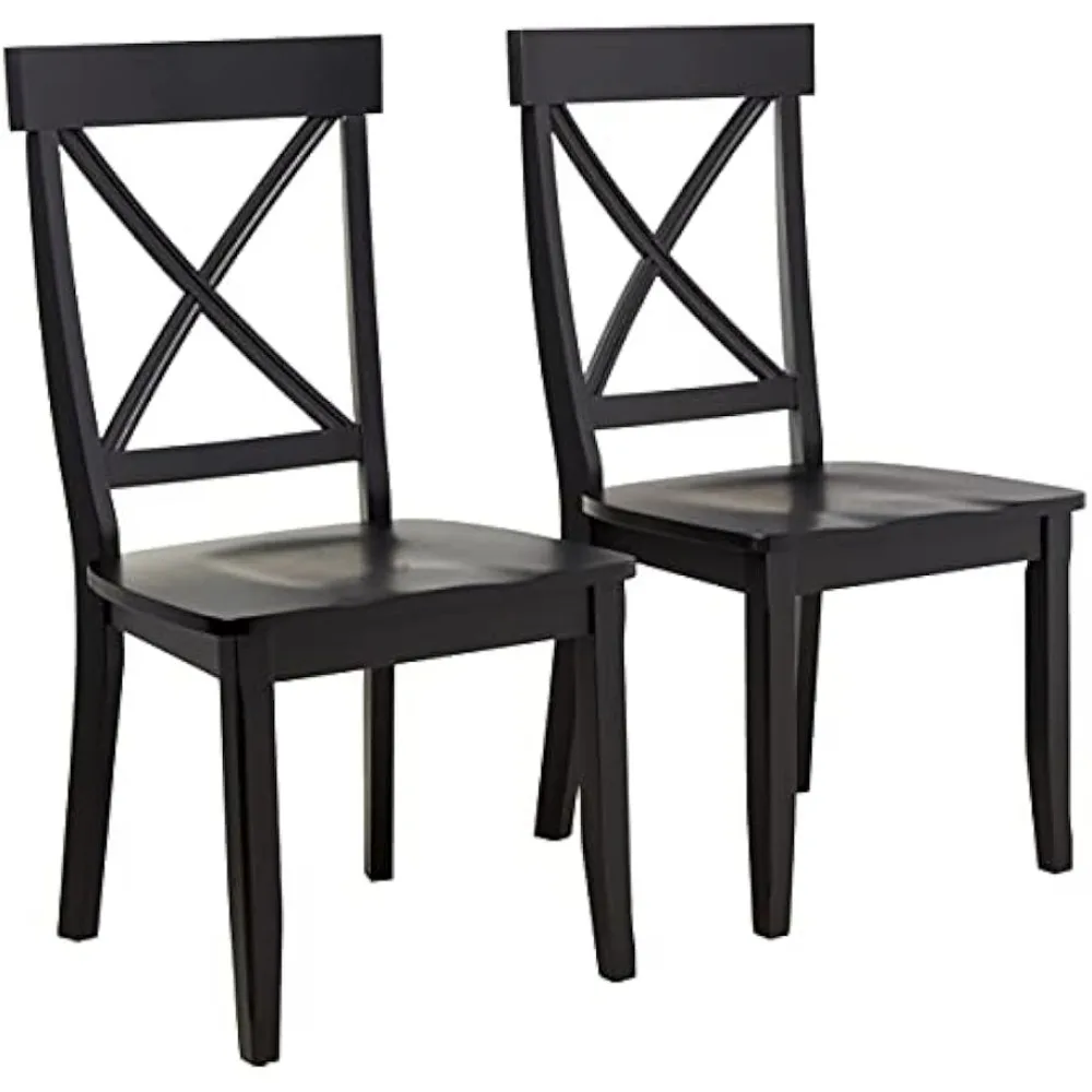 

Homestyles Blair Black Dining Chairs, Set of 2