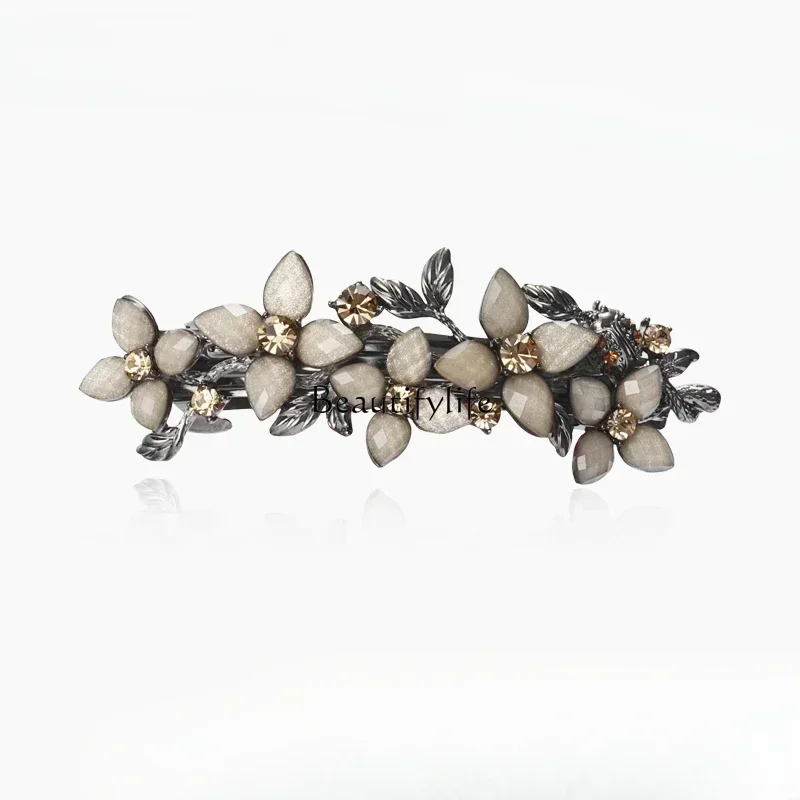 

Elegant Rhinestone Back Head Barrettes, Hair Accessories, Temperament