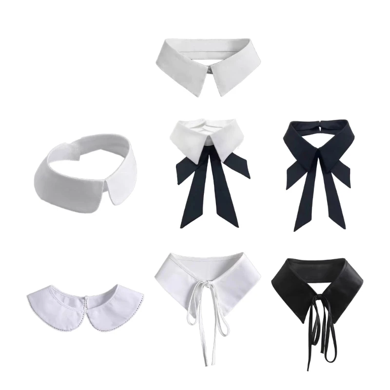 

Universal Decorative Collar Fabric Sewing Applique DIY Neckline Adjustable Size Shirt Sweater Collar Dropship