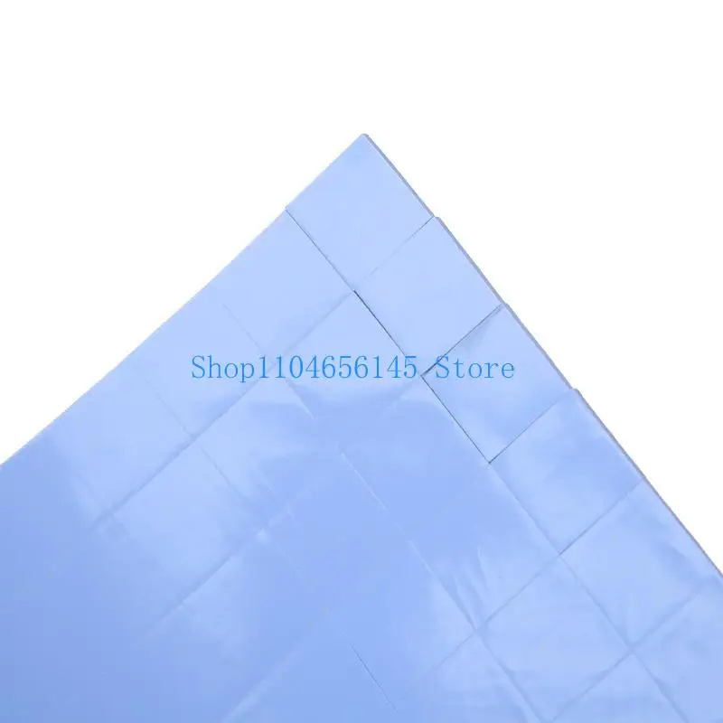 

5asd 100x100x1mm Soft Silicone Thermal Conductive Pads Heatsink for CPU/GPU Cooling