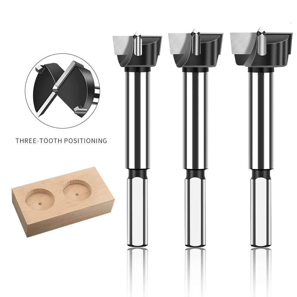 12-60mm Forstner Holzbearbeitung Werkzeuge Scharnier Langweilig Bohrer Lochsäge Cutter Wolfram Hartmetall Cutter – Detail 2