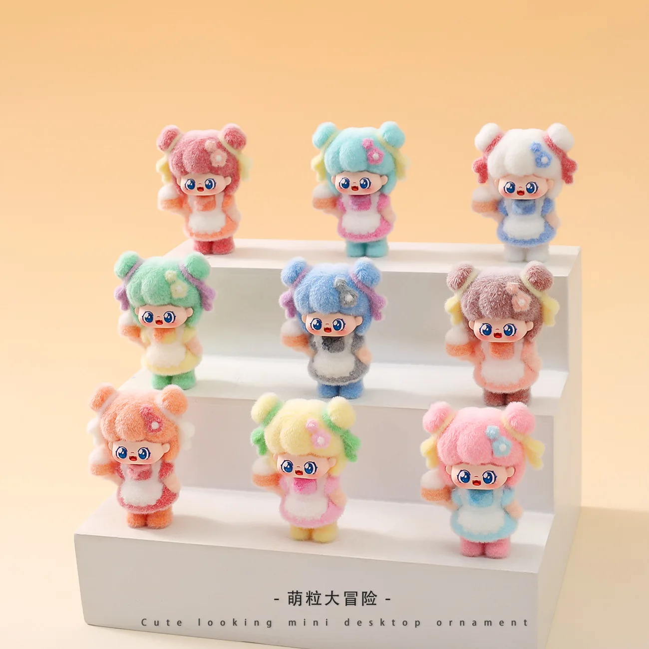 Cartoon Sweet Baby Flocked Cute Doll Tide Play Live Match-up Living Room Desktop Small Ornaments  for gift - view 2