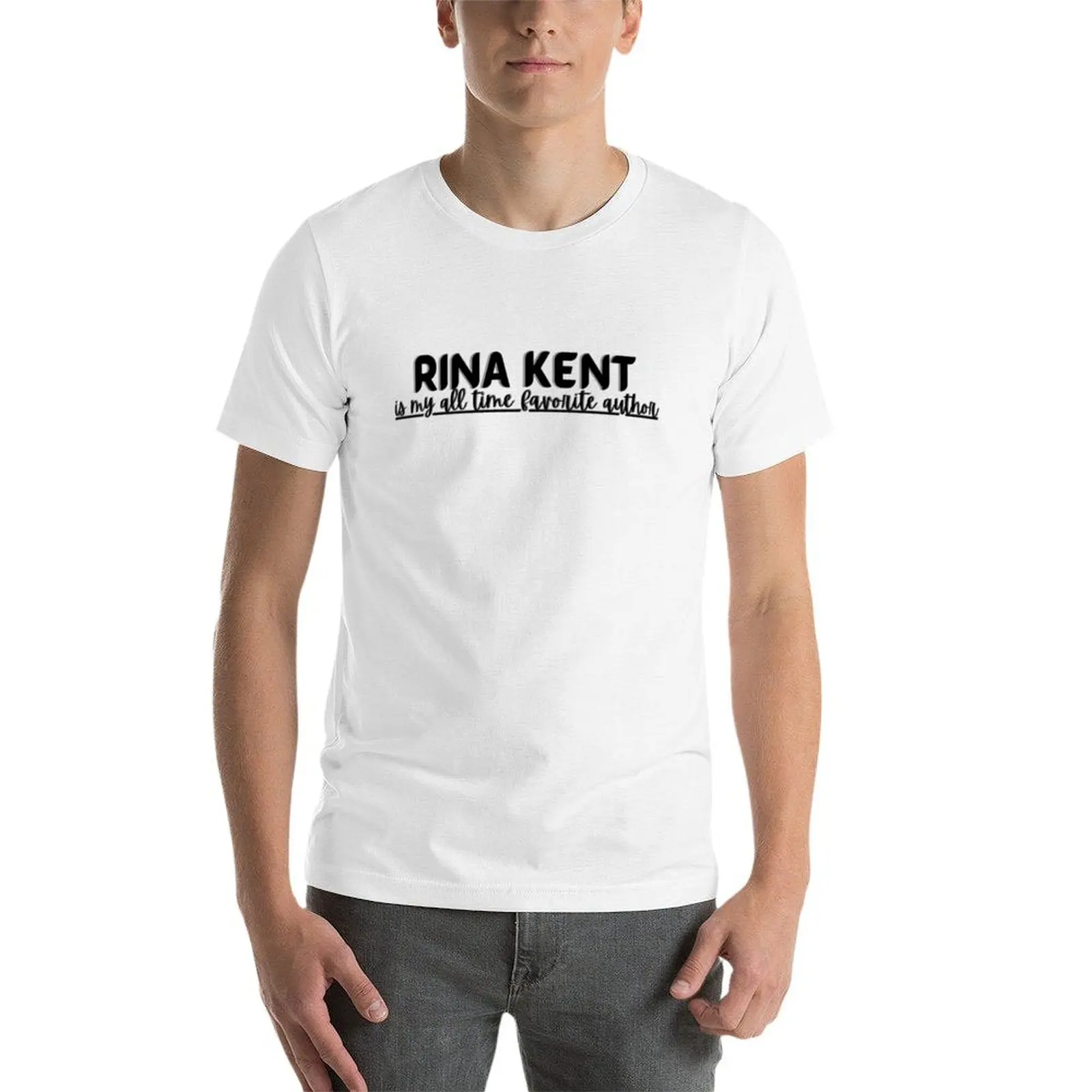 من أجل تي شيرت القطن المفضل كينت تي تايم المؤلف الرسم هو قمصان رجالي رجل بلدي رينا تي شيرت ناعم بالكامل