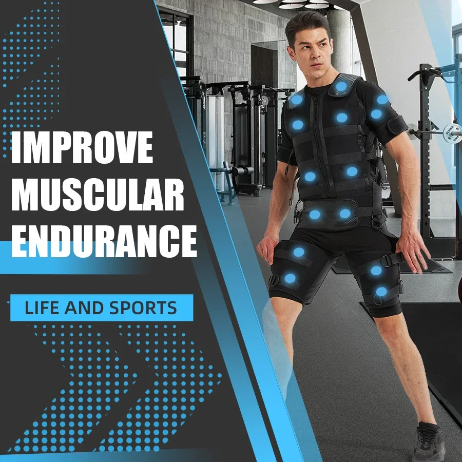 gugeer full body muscle stimulation therapy ems exercise electrical stimulation wireless training ems suit