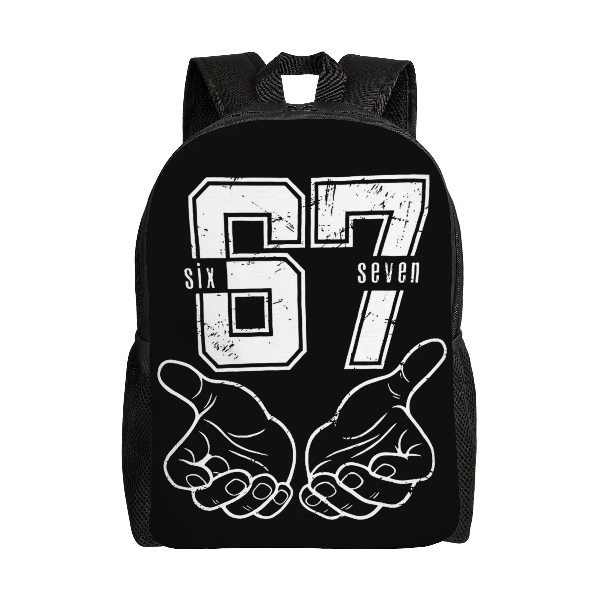 Cupid Says Six Seven Valentine's Day 67 Backpack Sports High School Hiking Travel Daypack Men Laptop Computer Shoulder Bag