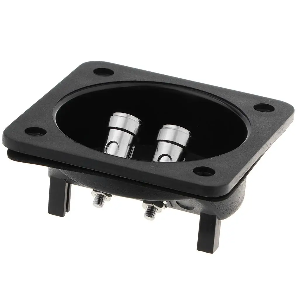 Round Spring Cup Connectors Screw Down Speaker Terminal Audio Binding Post for Home Theater Box Installation