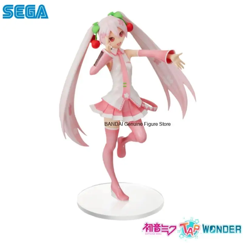 在庫あり。セガオリジナル「初音ミク」のアクションフィギュア。新品、箱入り。コレクション用モデル。
