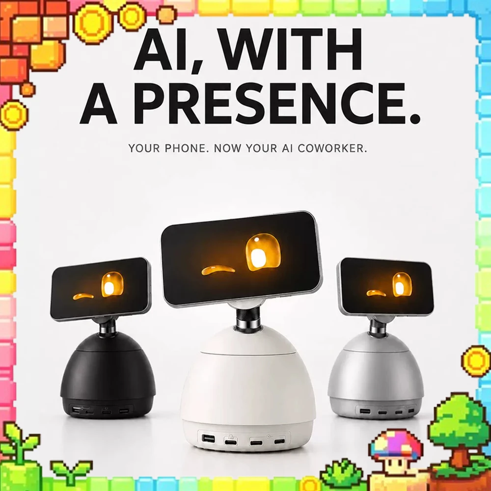 LOONA Deskmate Desktop AI Robot Smart Office & Study Assistant Cross-Device Application Collaboration For iPhone12 and Above