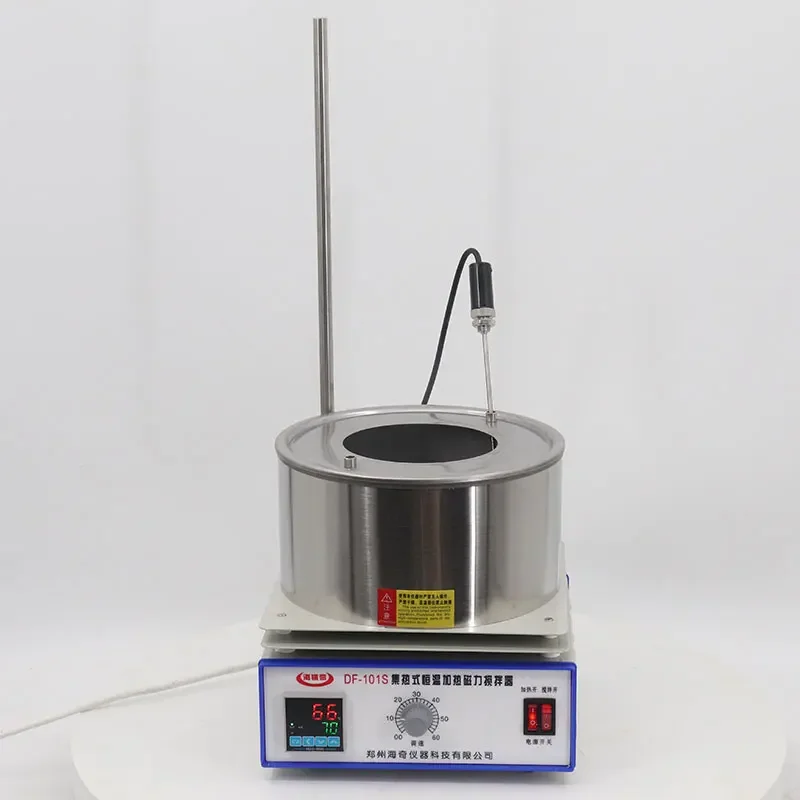 DF-101S Thermostatic Heating Heat Collecting Magnetic Stirrer Chemical Overhead Stirrer