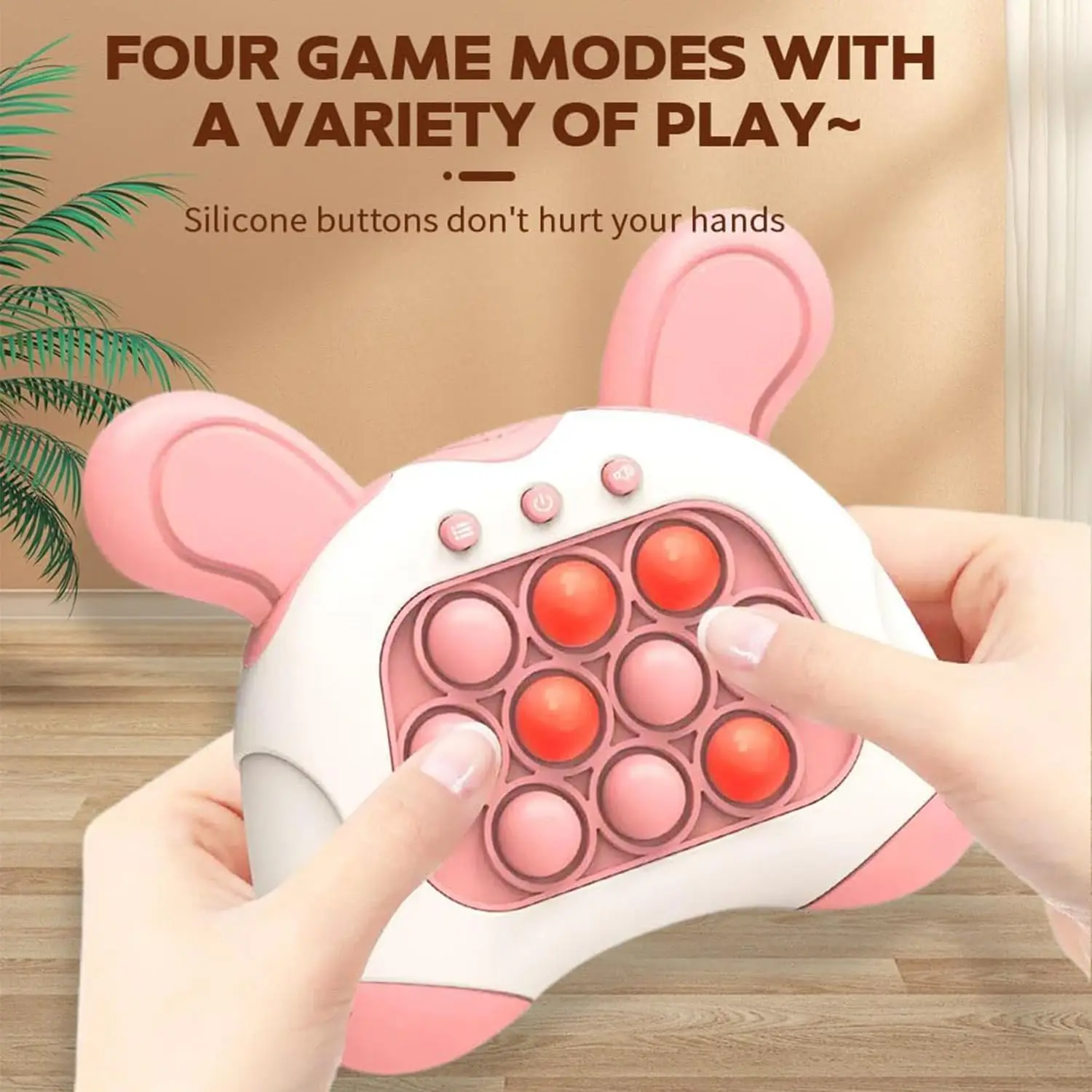 Hot Pop Quick Push Bubbles Game Console Series Toys Funny Whac-A-Mole Toys for Kids Boys and Girls Adult Fidget Anti Stress Toys