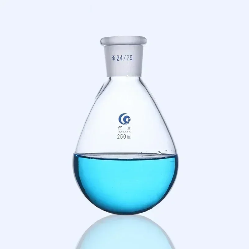 High Quality Lab Glassware Distillation Flask Oval Rotary 25/50/100/250/500/1000/2000/3000ml 24#