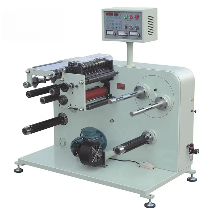 Mini Label Roll-to-Roll Slitting Machine and Rewinder Manual Rotary Die Cutting Machine Price Automatic Film Cutting Sticker