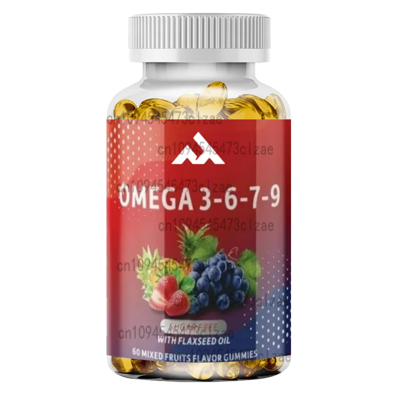 

Мармеладные конфеты Omega 3, содержащие Omega 6, 7, 9, DHA и EPA — добавки без сахара для глаз и иммунной системы (смешанные фрукты)