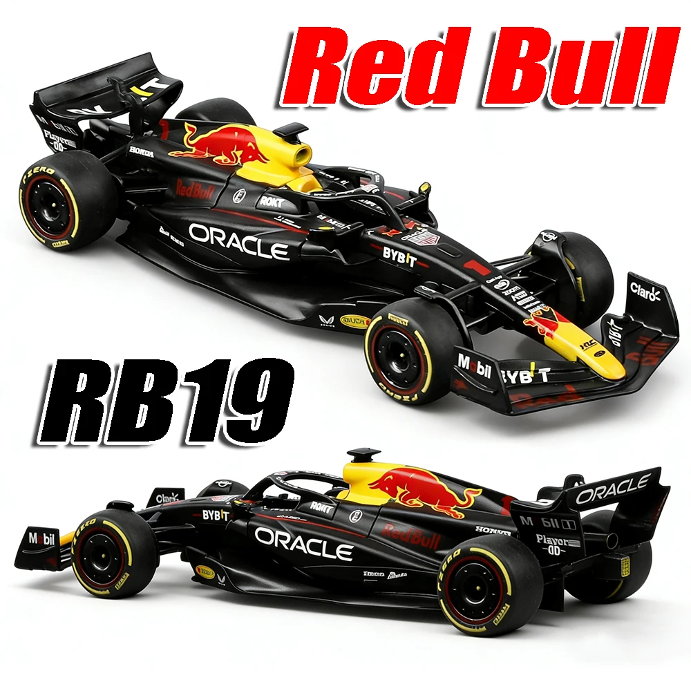 

1:43 Car Toy F1 Oracle Red Bull Racing RB19 Verstappen Models Metal Diecast Exquisite Body Office Table Ornament for Friends