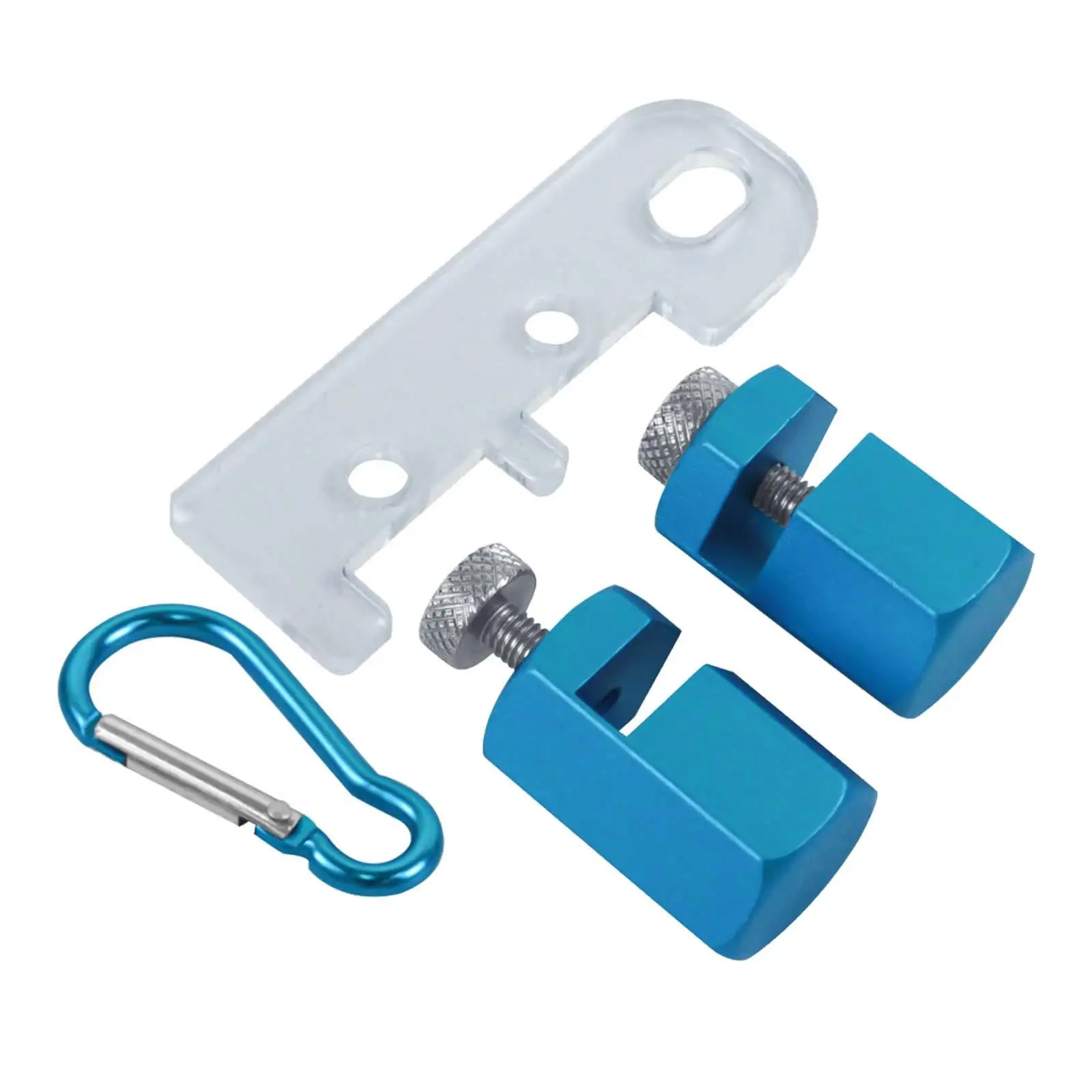 Stair Gauges for Framing Square Accessory Heavy Duty Auxiliary Clamp Stair Tread Gauge Framing Square Stop for Framing Square