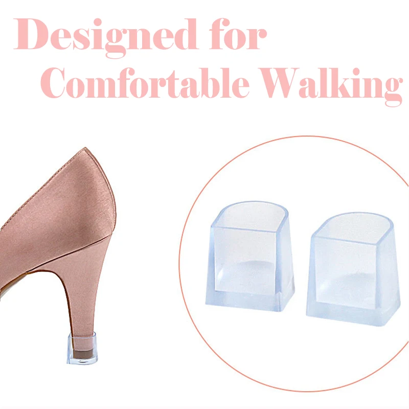 High Heel Protectors for Women Shoes Stoppers Latin Stiletto Dancing Covers Antislip Silicone Wedding Favor Shoes Accessories