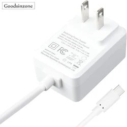 27W Usb Type-C Voeding Voor Raspberry Pi 5, 5.1V/5a, 9V/3a, 12V/2.25a, 15V/1.8a Pd Voeding, 1.2M Kabellengte 18awg