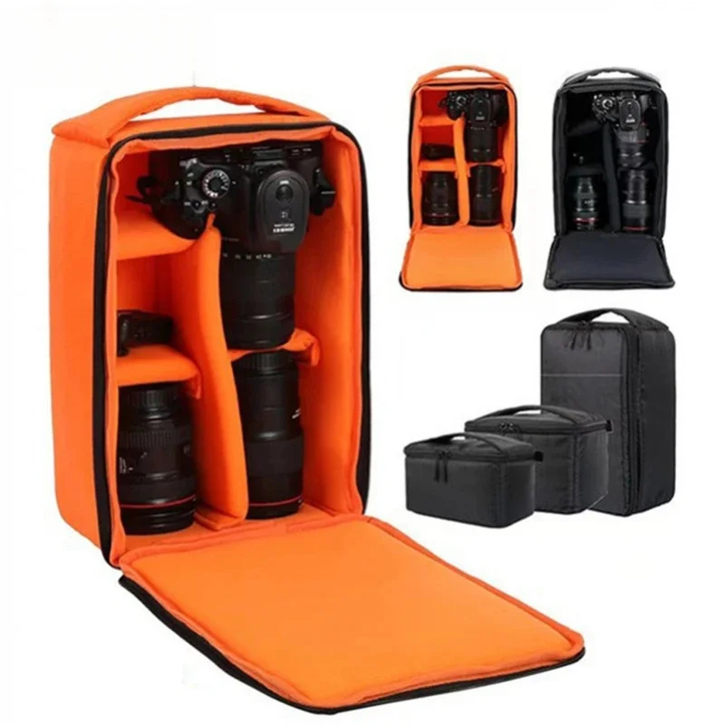 Shockproof DSLR Camera Bag Waterproof Liner Bag Portable Projector Lens Bag Thick Photography Insert Bag Drop-proof Camera Case