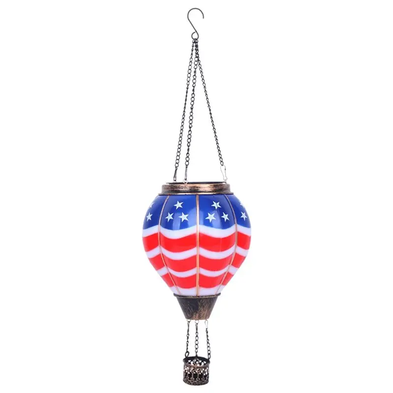 ABKW-3X Solar Hot Air Balloon - Solar Lanterns Outdoor Hanging Waterproof For Garden Yard Patio Farmhouse Decoration