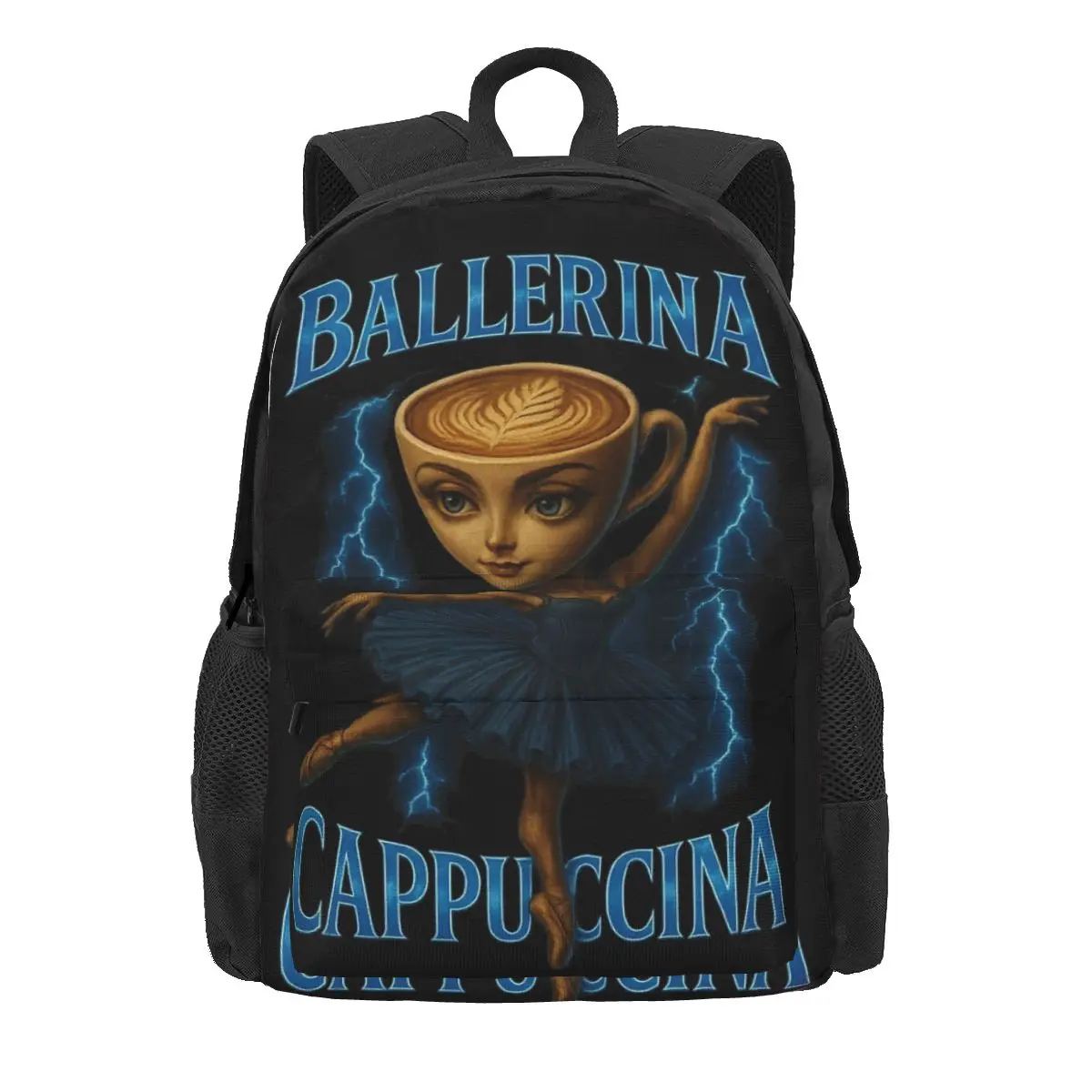 

Балерина Капучиcina Meme, итальянский рюкзак Brainrot, Mochila, школьная сумка, рюкзак для ноутбука, большая сумка на плечо для мальчиков и девочек