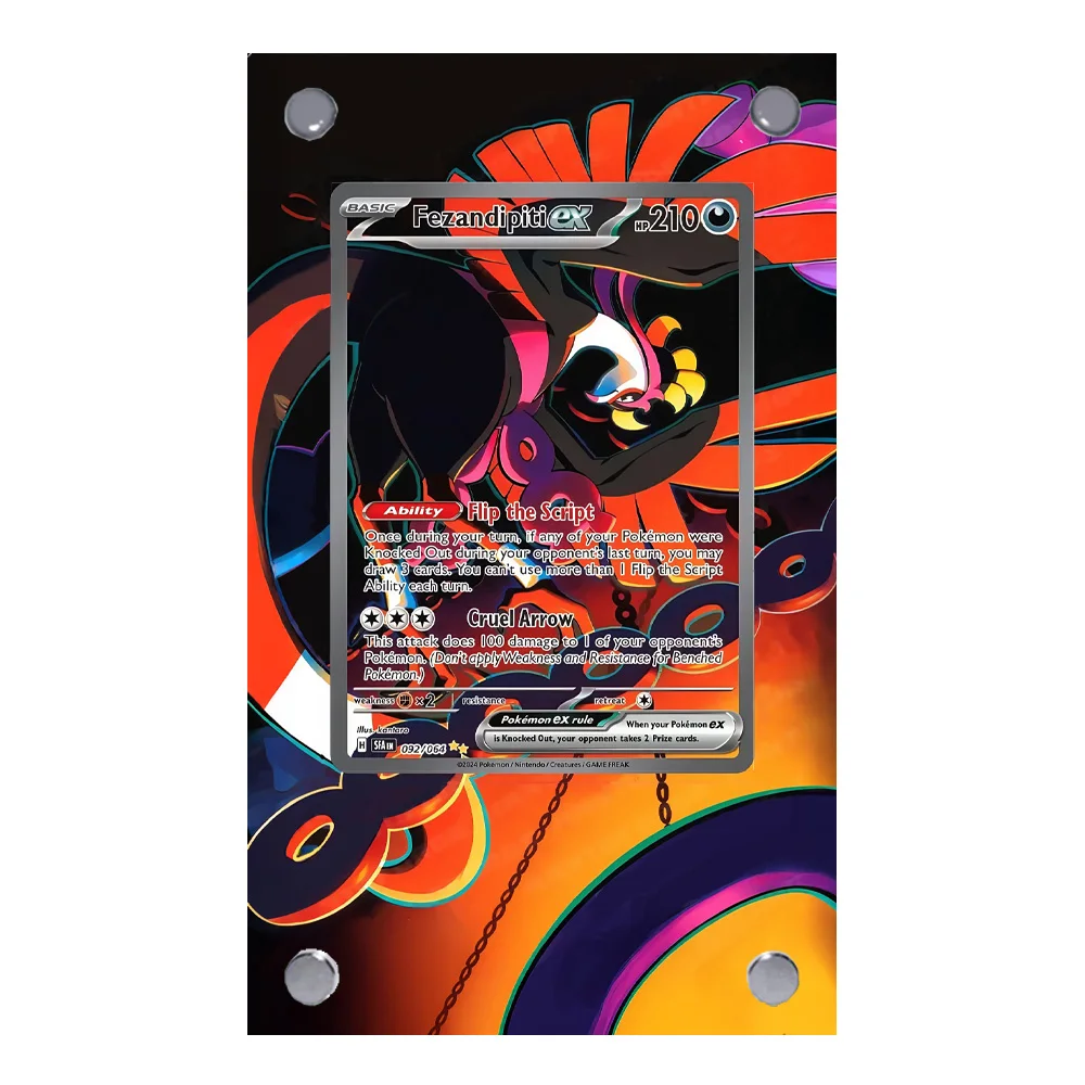 Deerling Sawsbuck Pecharunt Okidogi Pokemon Acrilico Carta di pittura estesa Mattone Anime Classici Collezione di giochi Espositore