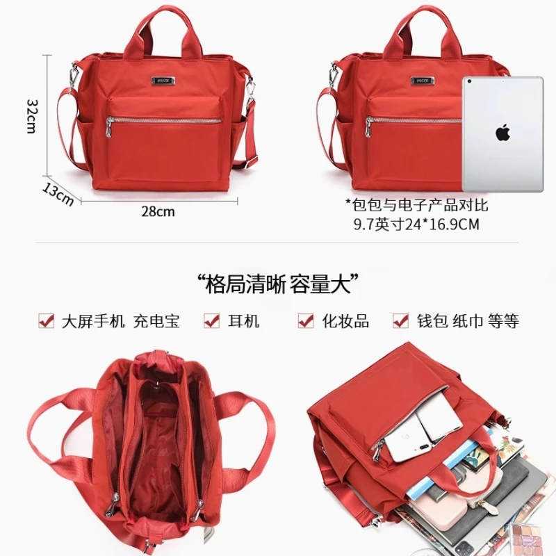 Fouvor المرأة حقيبة كروسبودي 2025 جديد ركاب مقاوم للماء حقيبة يد من القماش مربع أنيق عادية صغيرة حقيبة كتف الإناث 2941-11