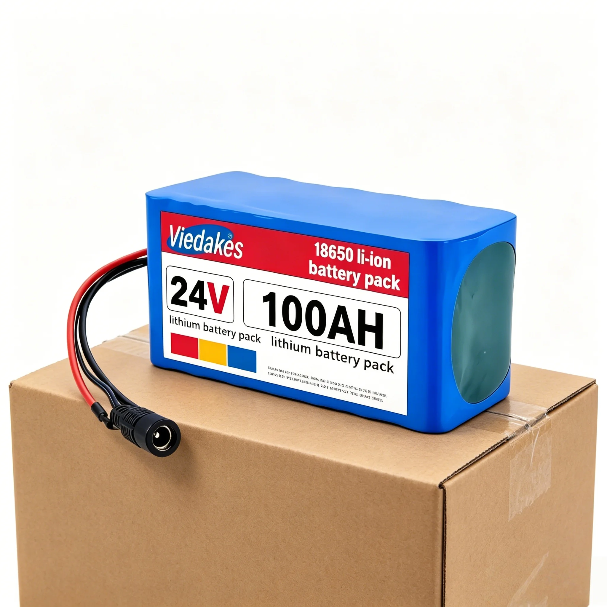 24V 100Ah 7S3P Lithium Battery Pack 21700 Rechargeable with BMS +29.4V 2A Charger for Electric Wheelchair Mobility Scooter