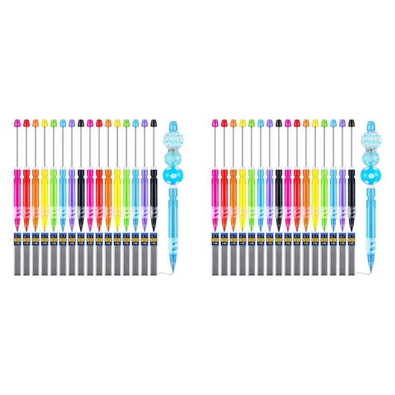 

AM-32 шт. механические карандаши из бисера, карандаши для рисования, маленькие механические карандаши для письма, рисования, эскизов, сделай сам, ручная работа