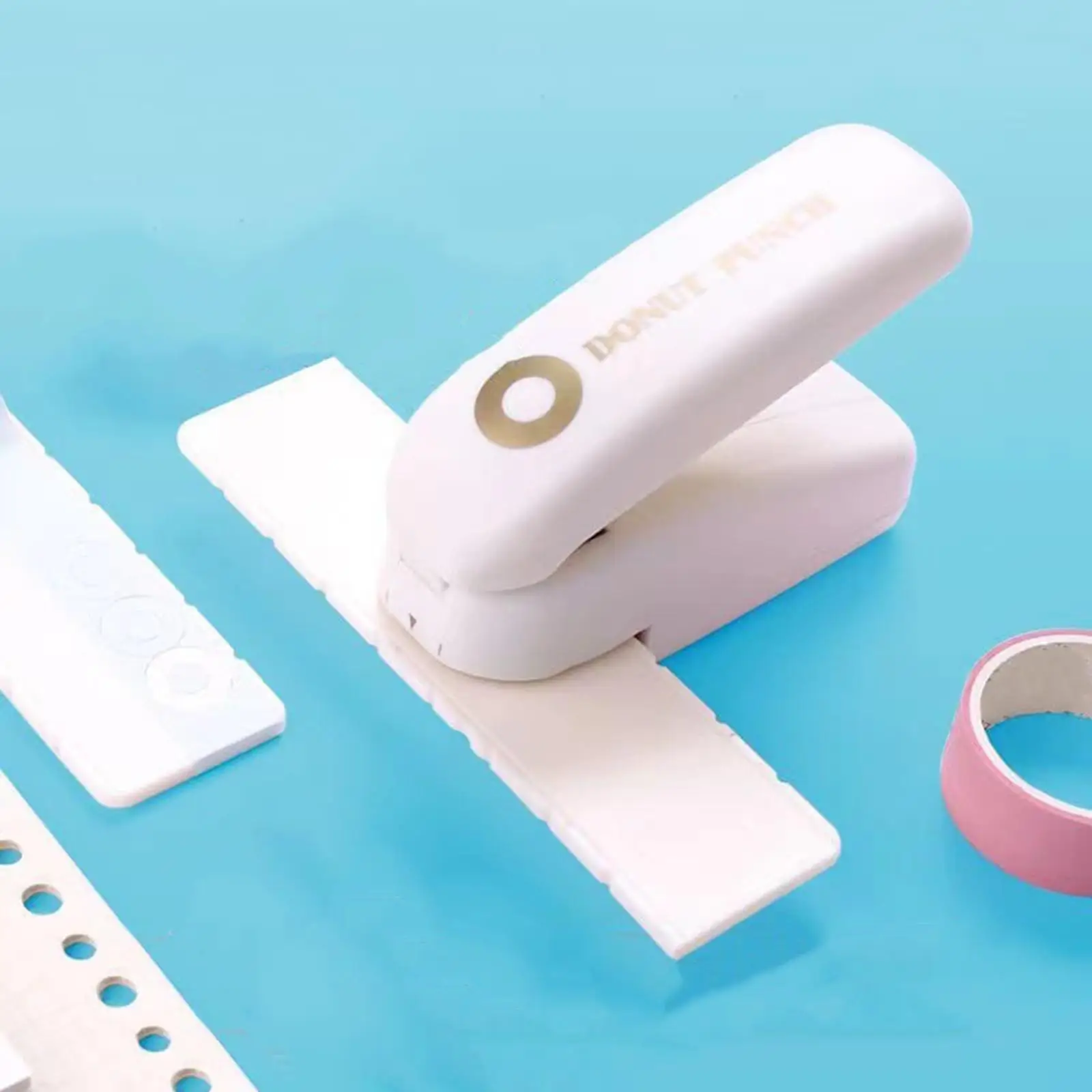 Hole Puncher Loose Leaf Paper Hole Reinforcement Punch for Files Journals