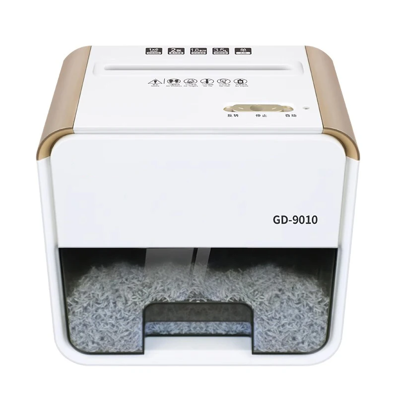 GD-9010 Desktop Small Shredder Office Home Commercial Mini Portable Document Shredder Electric Household Information