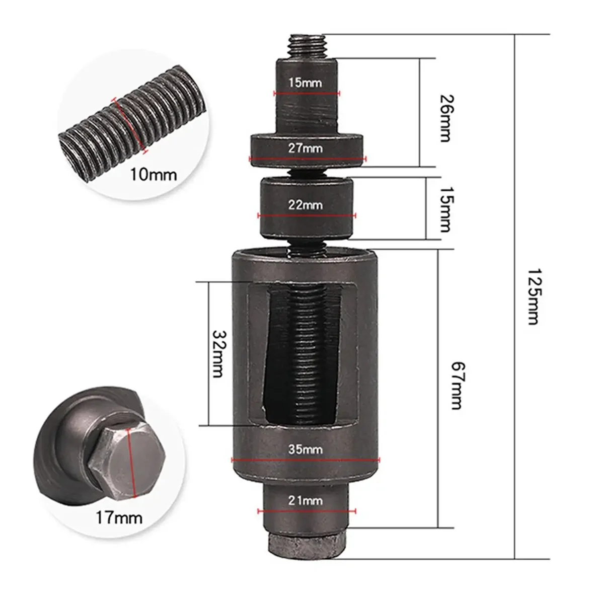 

N84R съемник втулок двигателя, портативный гладкий универсальный двигатель для JH70 для скутеров Gy6 125cc 150cc