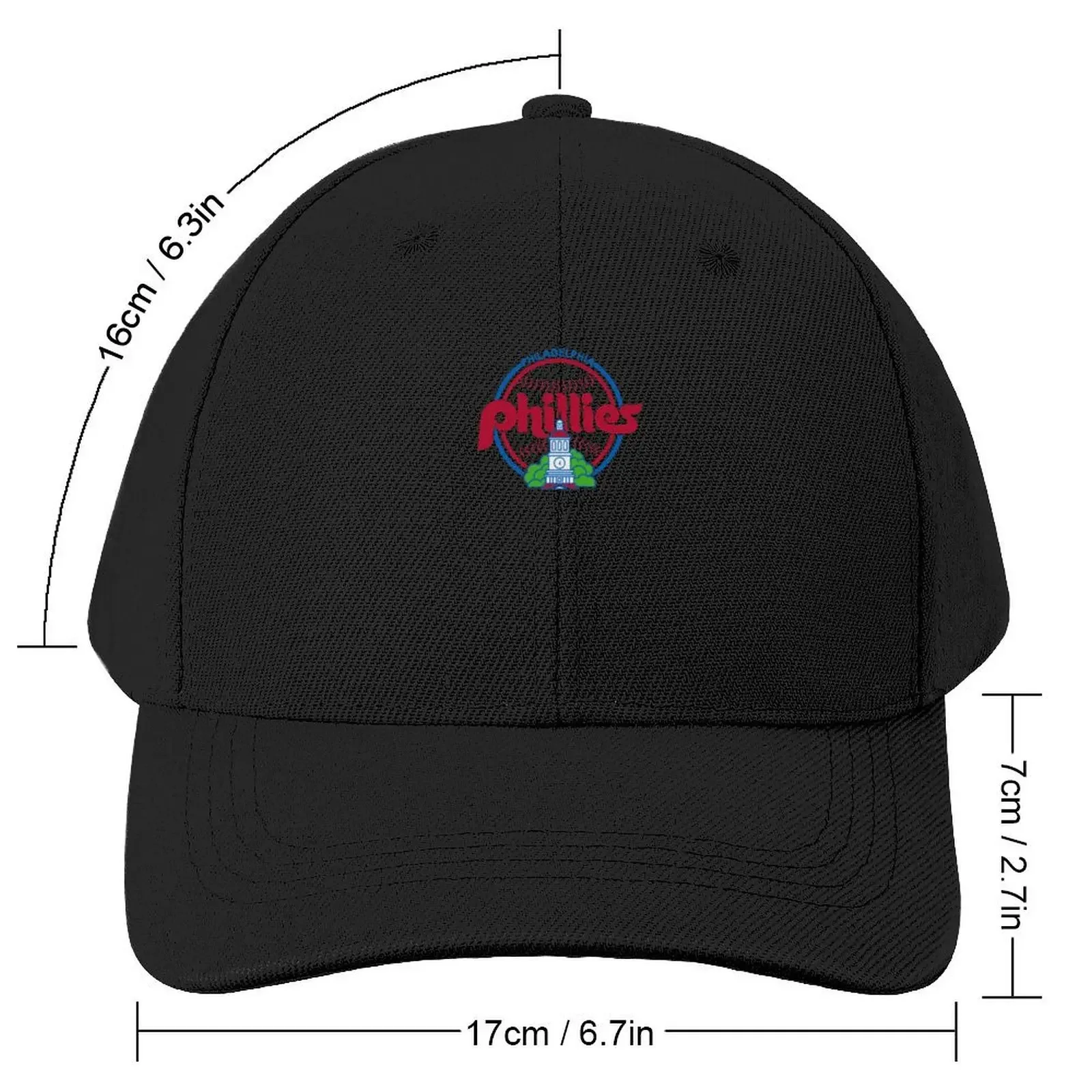 Phillies the bell Classic T-Shirt Baseball Cap Dropshipping derby hat Trucker Cap Hats Man Women's