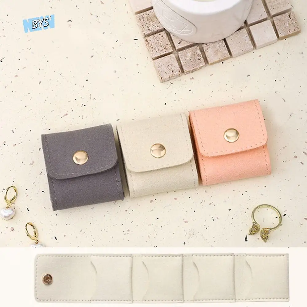 

Модная бархатная сумка для демонстрации ювелирных изделий, складной чехол для хранения, ожерелье, кольцо, упаковочная сумка, контейнер, органайзер для сережек для девочек