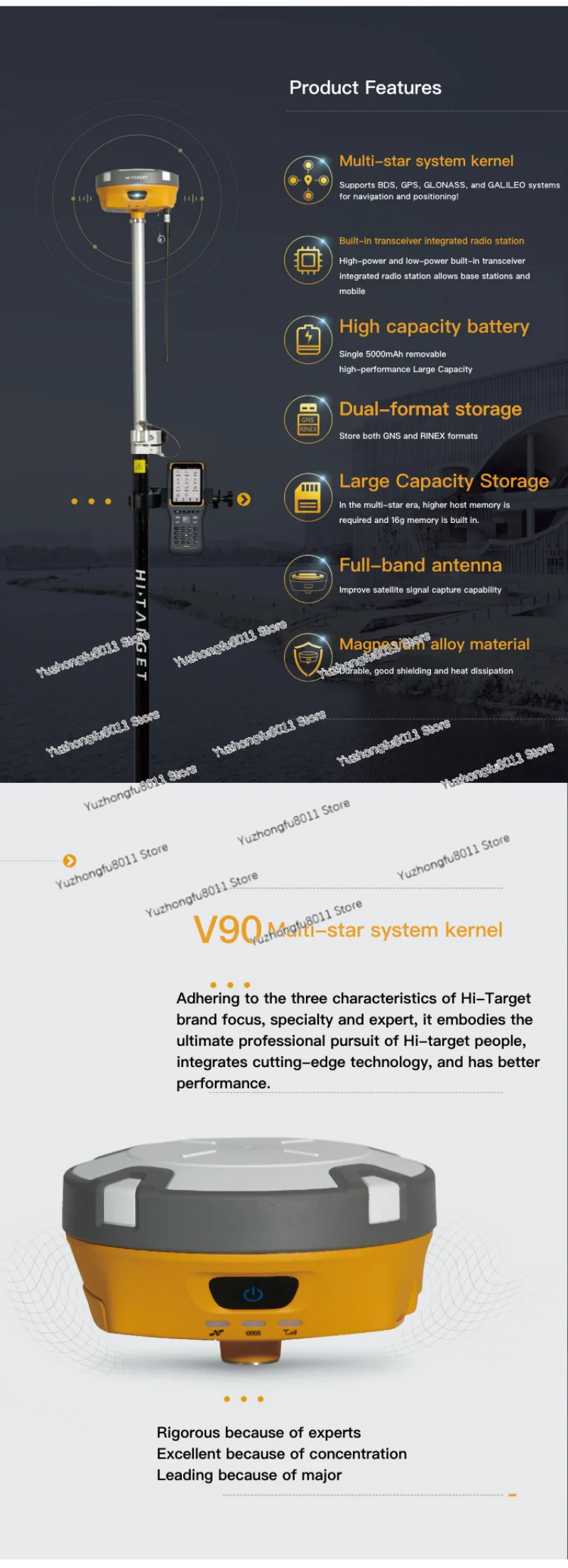 Б/у Rtk GPS машина для наблюдения за Землей V90 Gps GNSS промышленный тестовый инженерный прибор для составления карты