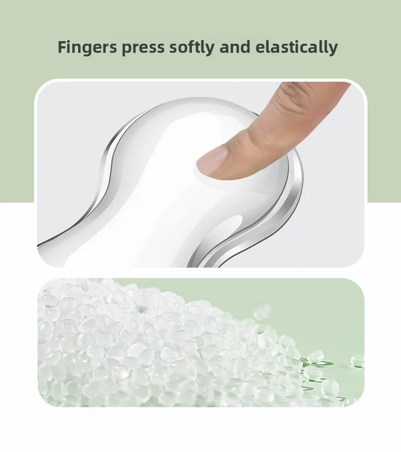 Kühlende Transparente Silikon-Handballenauflage Tastaturunterlage Ice Touch Schreibtischunterlage für Büro und Gaming in 7 Farboptionen – Detail 4