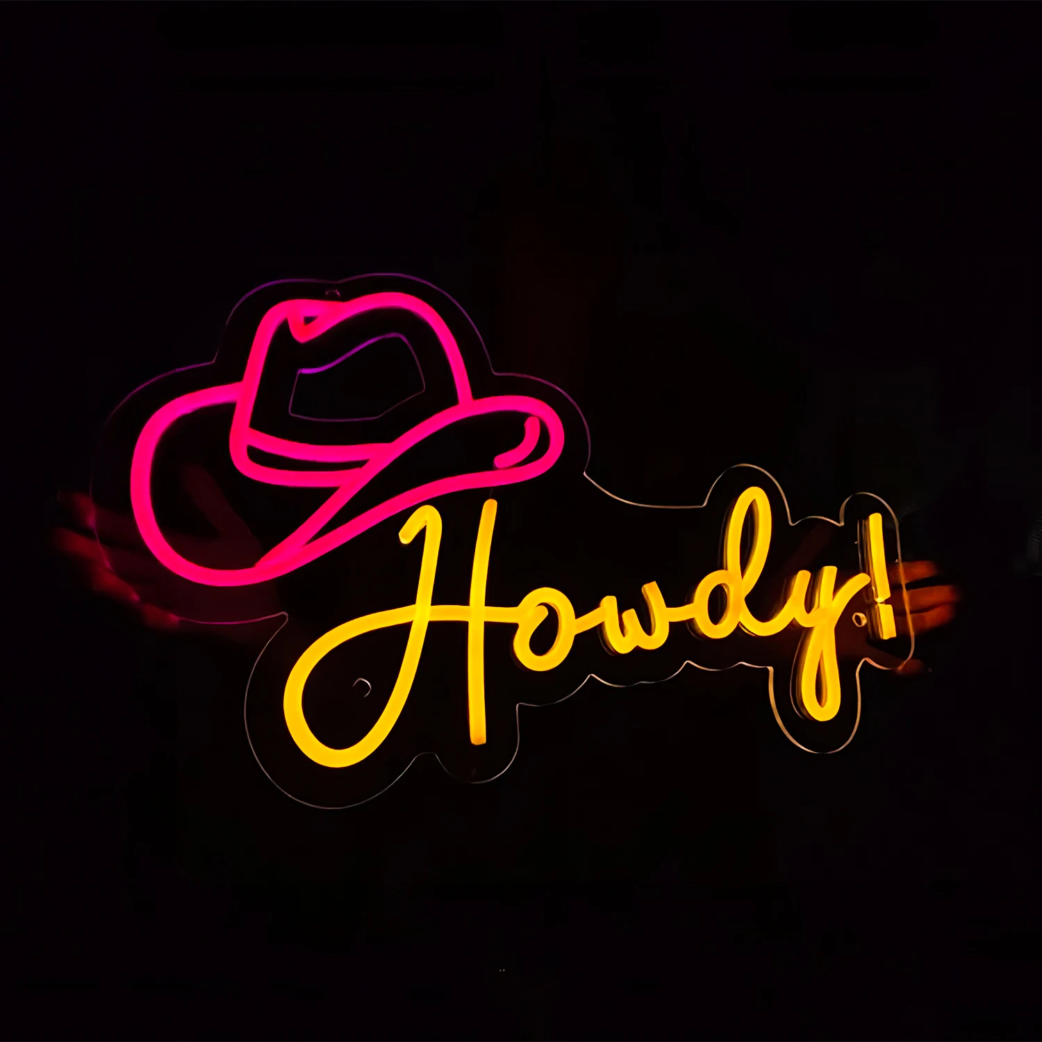 Cowboy Neon Sign LED Sign Bar Dance Party Club Player Living Room Bedroom Wall Decoration Personalized Neon USB Power Supply