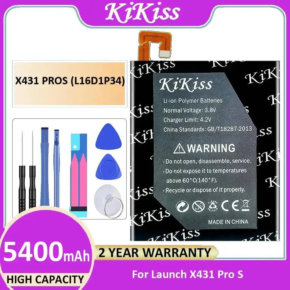 

High Compatibility 5400Mah Tablet Battery For Launch X431 Pro S Pros L16D1P34