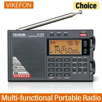 VIKEFON PL-330 FM/MW/SW/LW SSB DSP Radio de banda completa receptores de Radio portátiles multifuncionales Radio de alta sensibilidad PL330