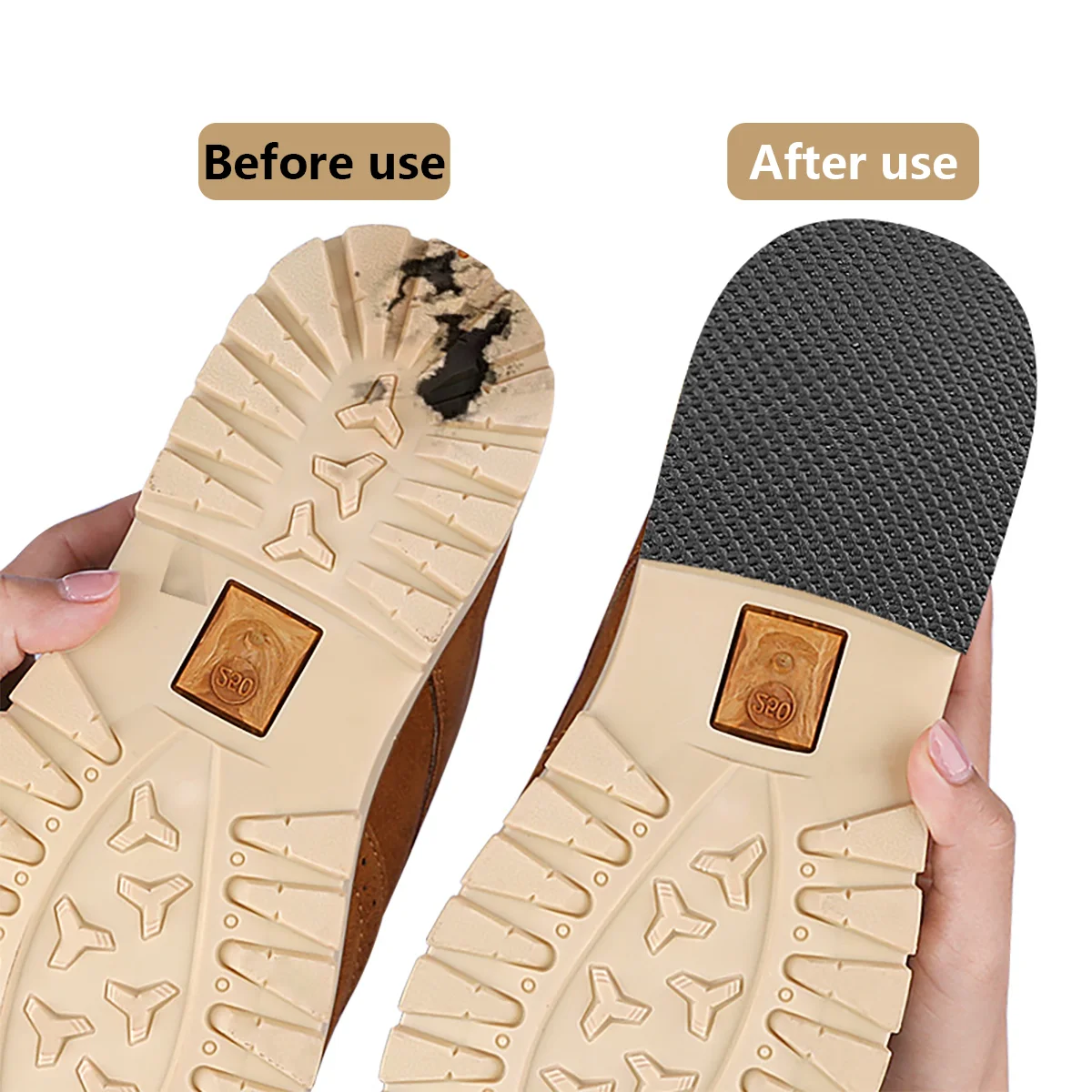 1 roll of wear-resistant noise-reducing sole stickers for high-heeled shoes, sneakers, and sandals, non-slip self-adhesive insoles, sole repair patches, sole protection pads