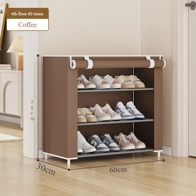 Simple storage multi-layer shoe rack non-woven household economical shoe rack storage cabinet shoe rack organizer