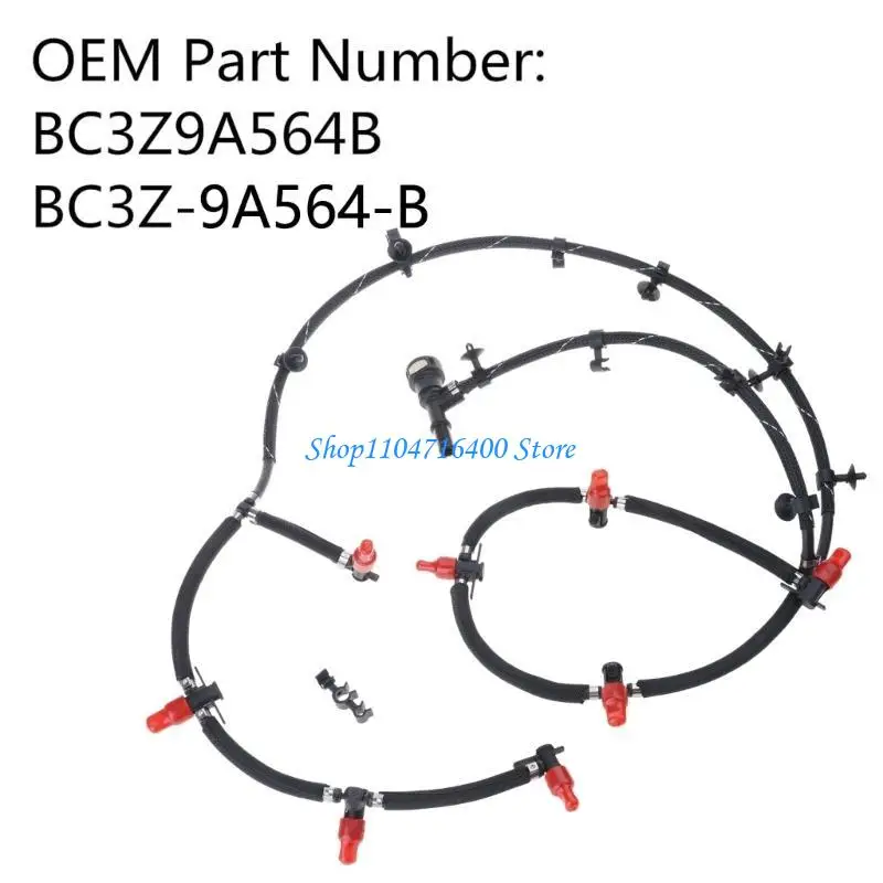 

y1gd Engine Hose Return Pipe for F-250 2011-2016 Injector Return Line Leak Line BC3Z9A564B BC3Z-9A564-A