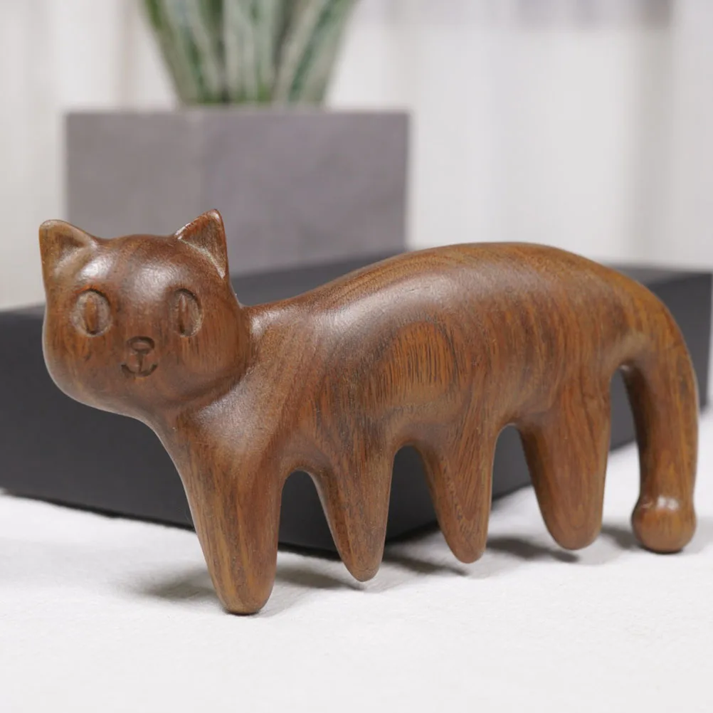 

Cat Massage Comb Cute Cartoon Cats S Scalp Tool Head Gua Body Acupoint Relief No Static Wide Tooth Hair Smoothing