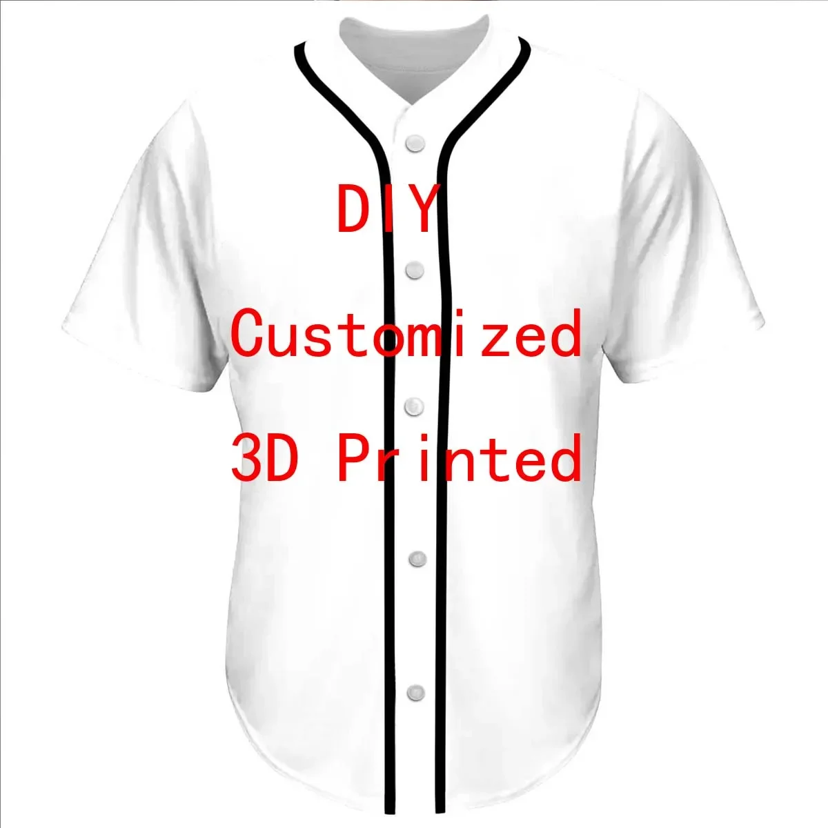 

MCDV-VIP Link Tops DIY 3D Printed Shirts Personalized Baseball Jersey Shirts Baseball Shirt Women's Men's Shirt