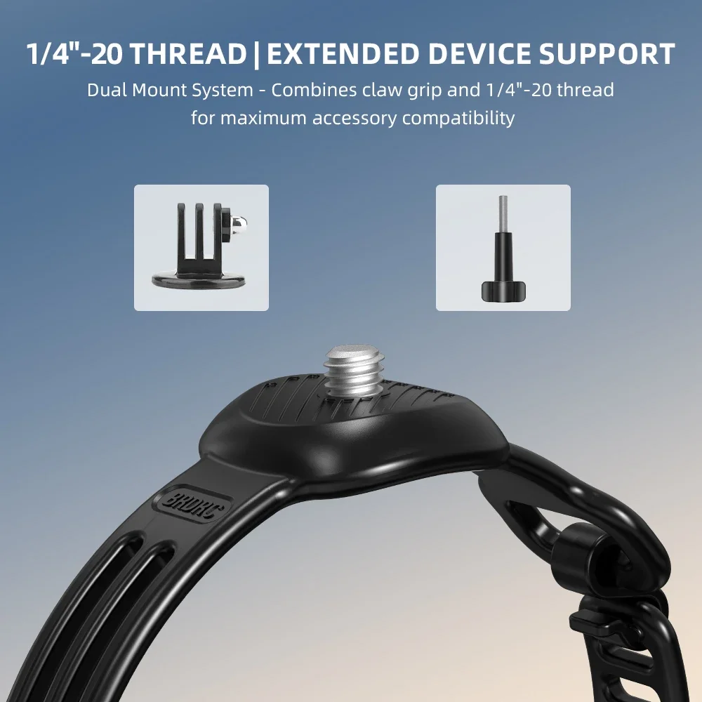 Suporte de extensão BRDRC para DJI Air 3S/Air 2/Mavic 3/Mavic 2 Pro Adaptador de drone para Gopro 13/Action 5/Insta360 Fixação de montagem