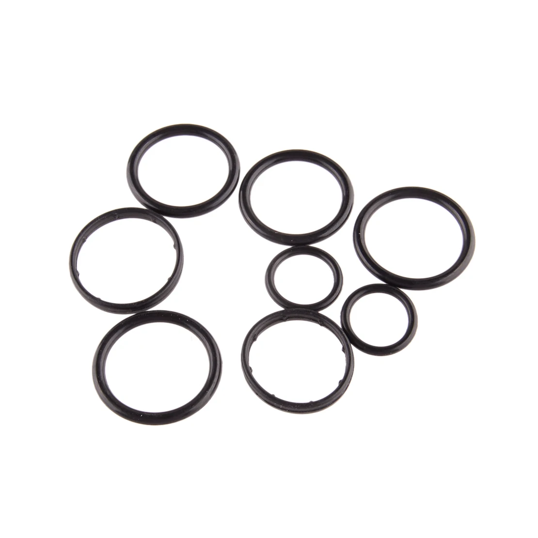 55571687 55353322 55355603 15Pcs/Set Engine Oil Cooler Gasket Seal Kit Black Rubber Fit for Chevrolet Aveo Cruze Pontiac Saturn