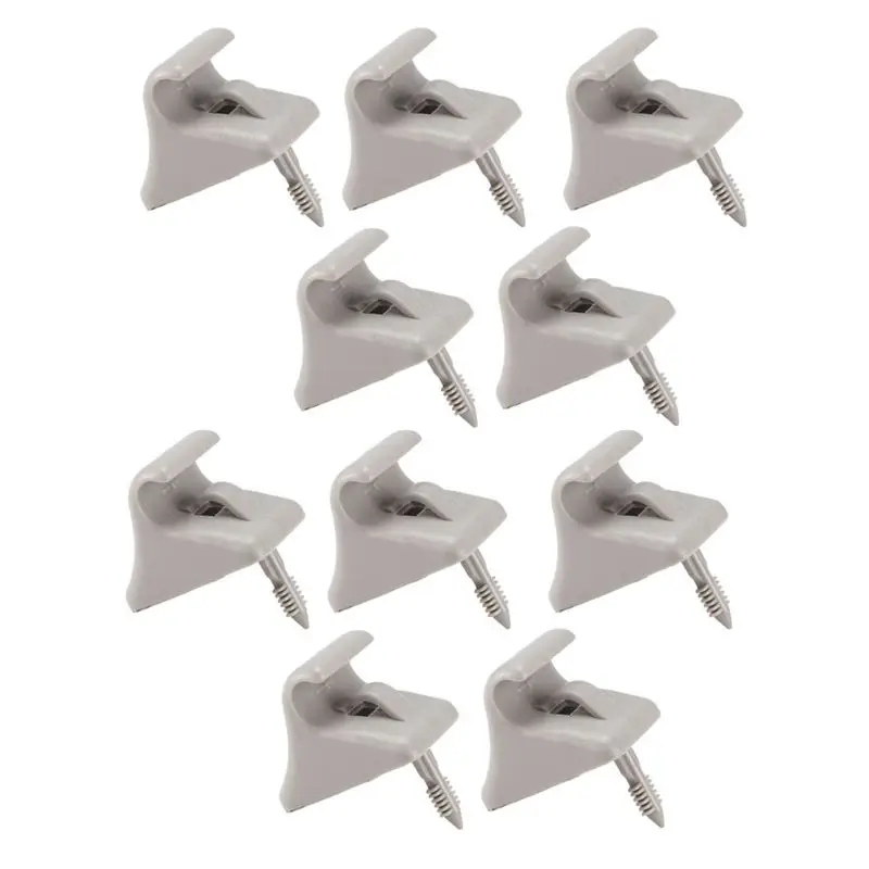 

Grey Retainer Sunvisor Clip 10PCS Car Interior Sun Visor Clip Hook Bracket For Getz I20 2002-2012 85235-1C300QS