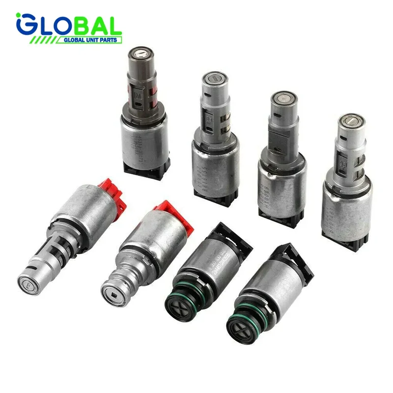 A6MF1 8PCS Auto Transmission Solenoid Valve KIT Fit Hyundai Kia 46313-3B000 46313-3B073 463133B075 2608150 A6MF2