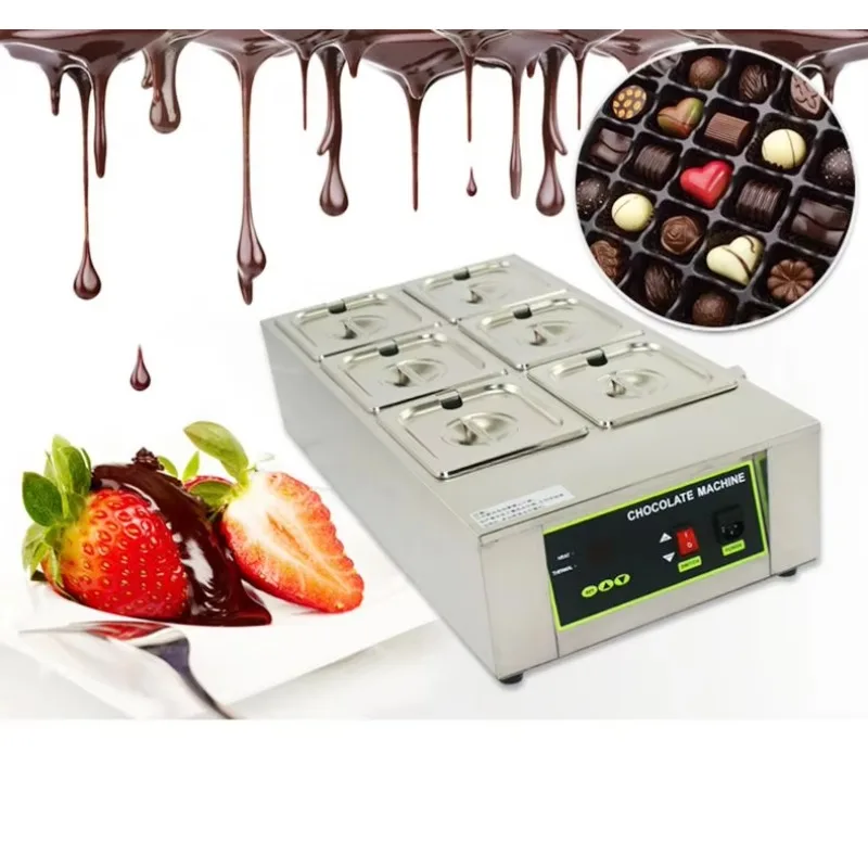 ماكينة صنع الشوكولاتة الأوتوماتيكية المصنوعة من الفولاذ المقاوم للصدأ ماكينة تقسية الشوكولاتة للبيع #1